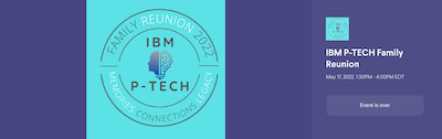 P Tech Family reunion logo